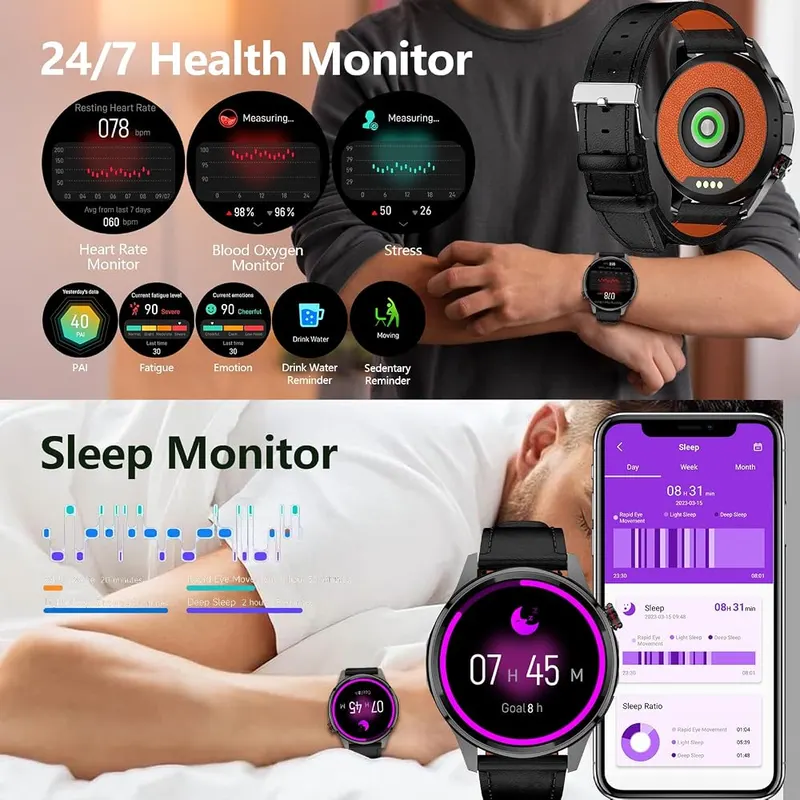 PUBU Smart Watch for Men Built-in GPS – product photo 6 of 8