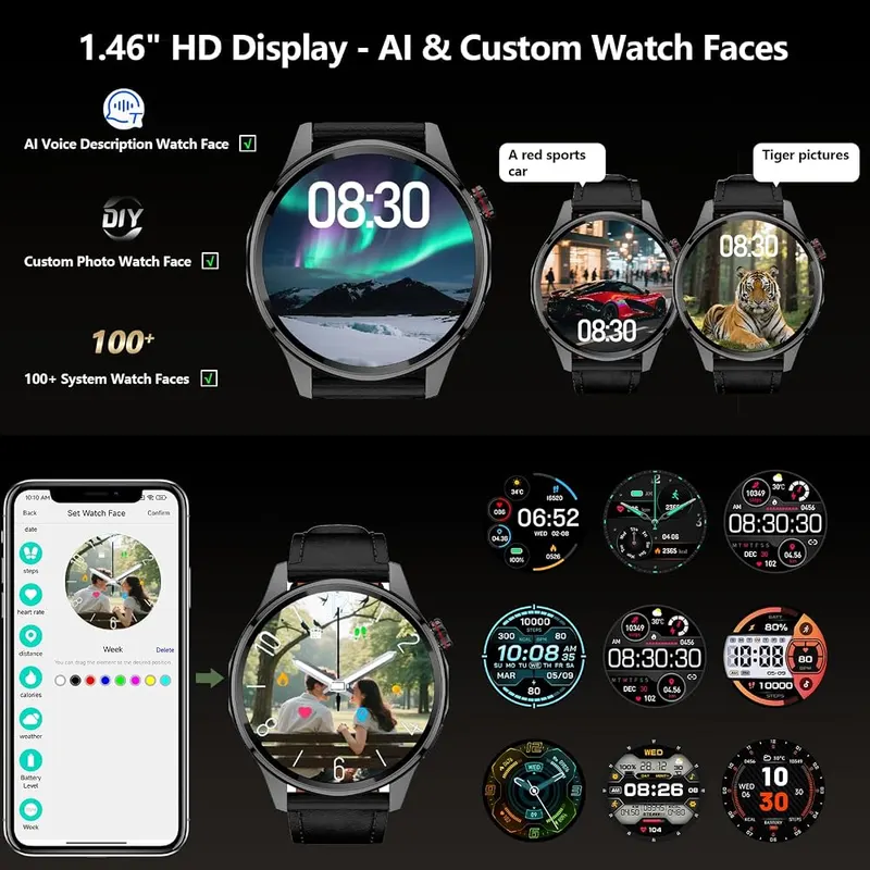 PUBU Smart Watch for Men Built-in GPS – product photo 7 of 8