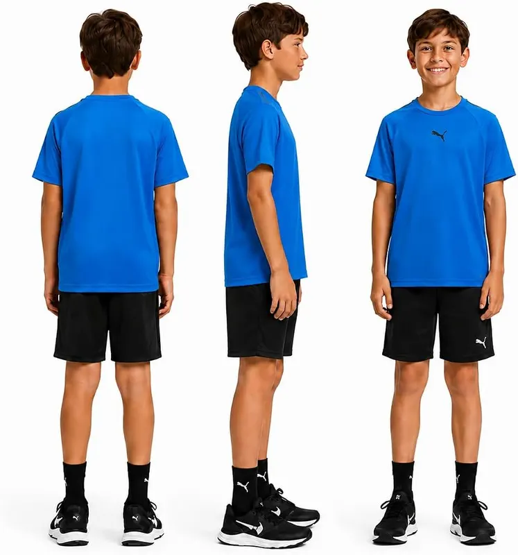 PUMA Boys Dry Fit Performance Active Basic – Officially Licensed Puma