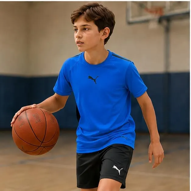 PUMA Boys Dry Fit Performance Active Basic – Dry Fit Performance Material