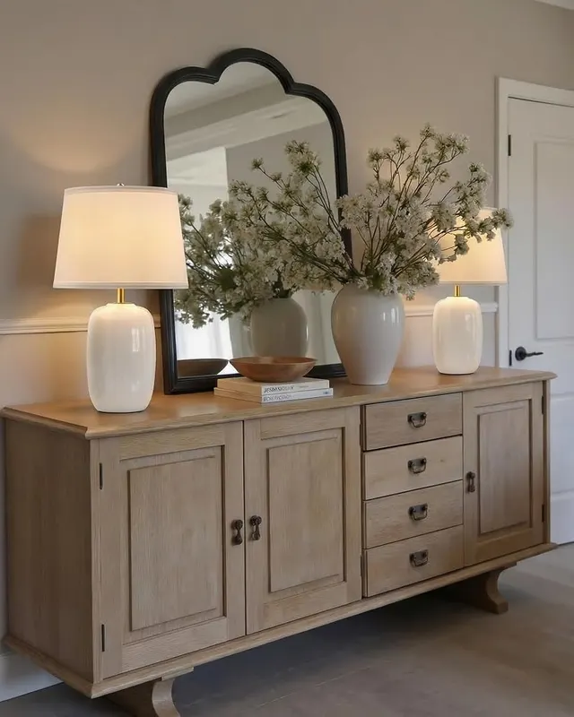 PUSU 22 Inch White Ceramic Table Lamps – product photo 6 of 9