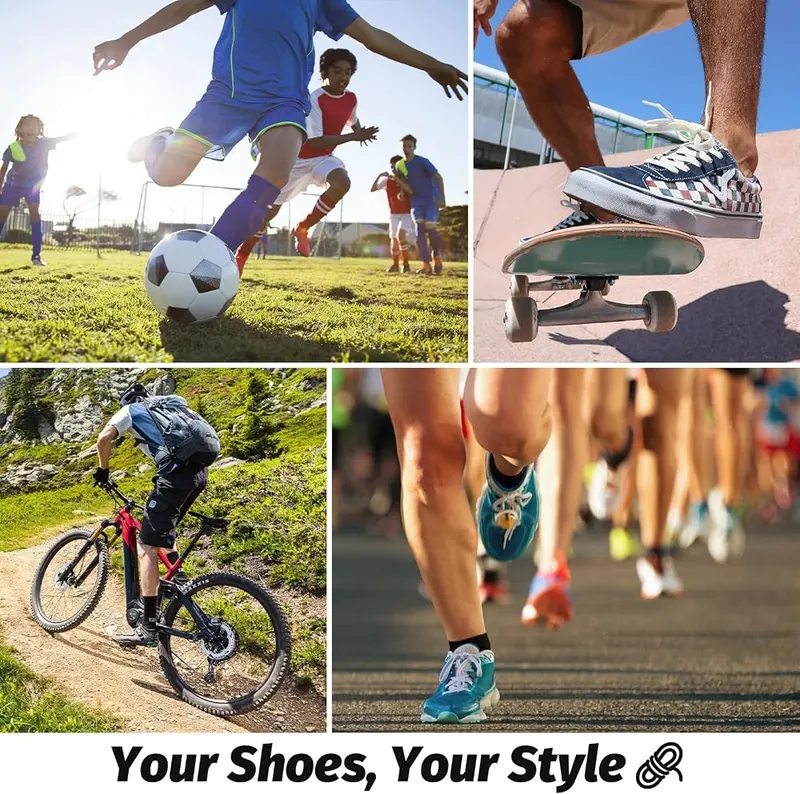 Puzeam 2 Pairs Flat Cotton Shoe Laces – product photo 9 of 9