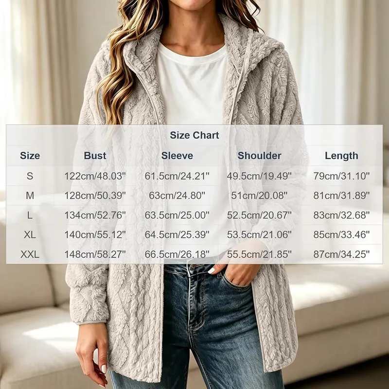 PXQIRMR Cardigan Sweaters Beige – Detailed cable inspired surface pattern
