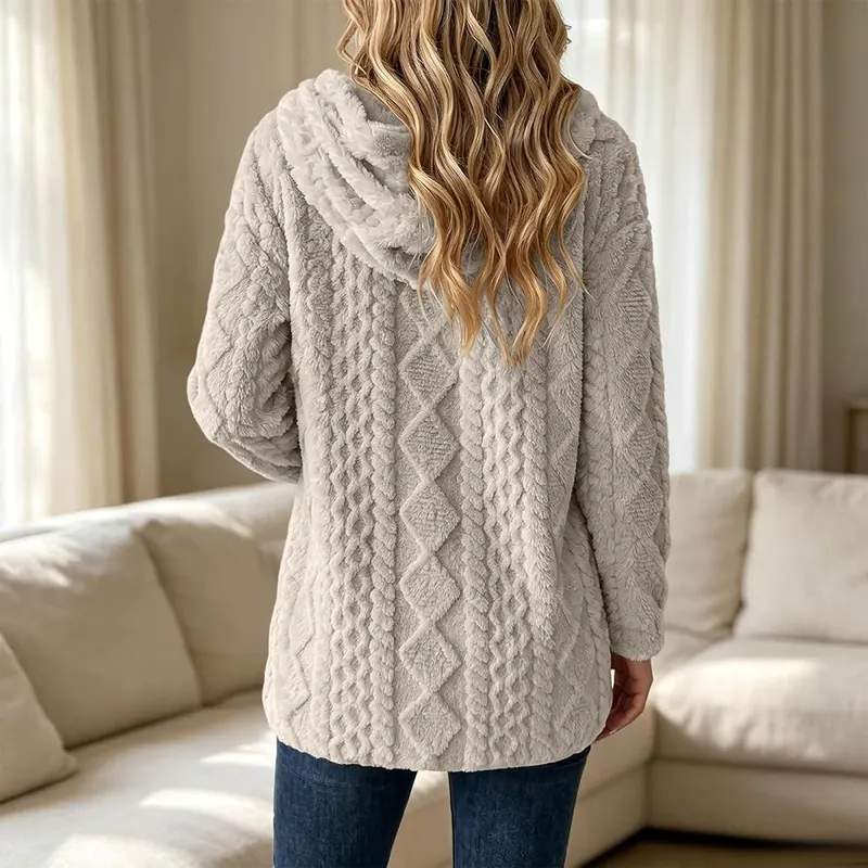 PXQIRMR Cardigan Sweaters Beige – product photo 7 of 7