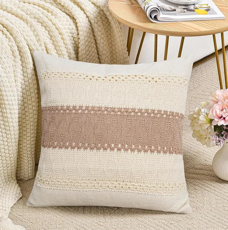 Pyonic Pack of 2 Boho Throw Pillow – Polyester