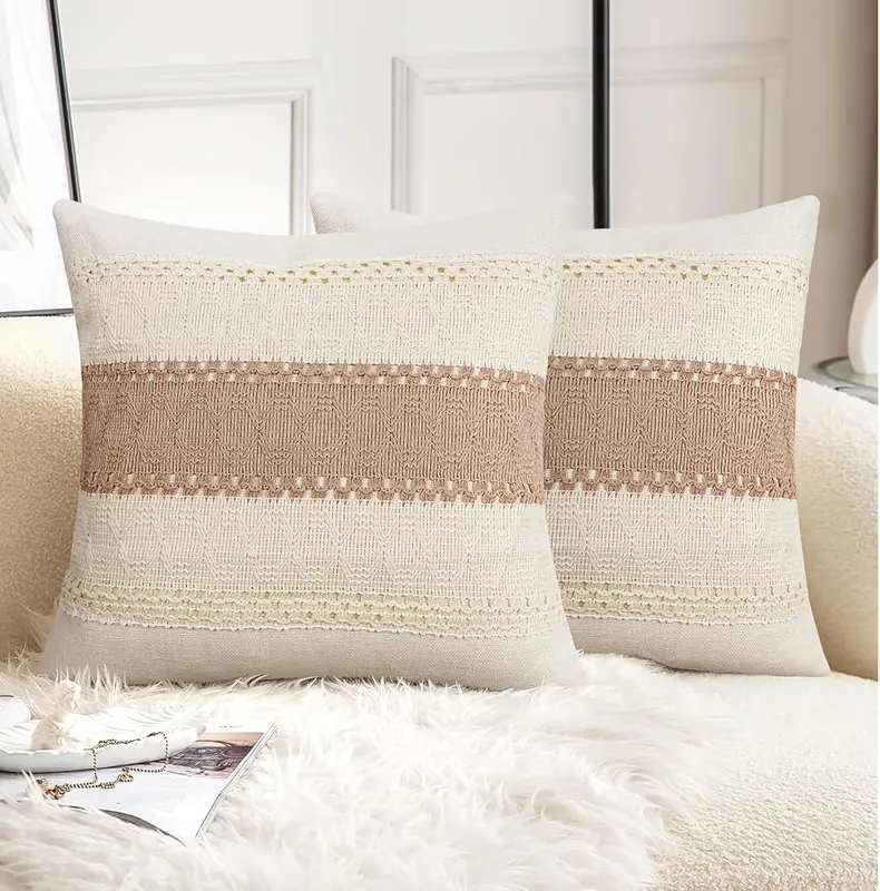 Pyonic Pack of 2 Boho Throw Pillow – Washing Tips