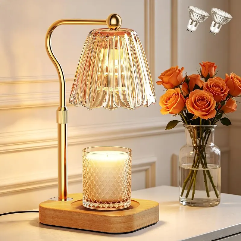 QiMH Candle Warmer Lamp in Amber 2