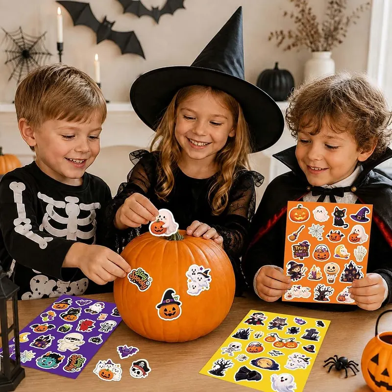 QIRICHYI Halloween Stickers – One hundred twenty unique seasonal designs