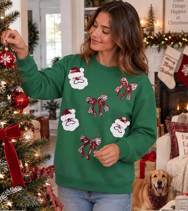 QLIPIN Christmas Sweatshirts – Novelty style holiday wear
