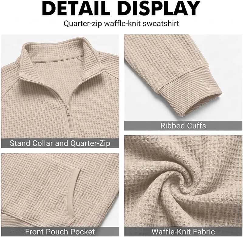 Quarter Zip Sweatshirts – product photo 6 of 6