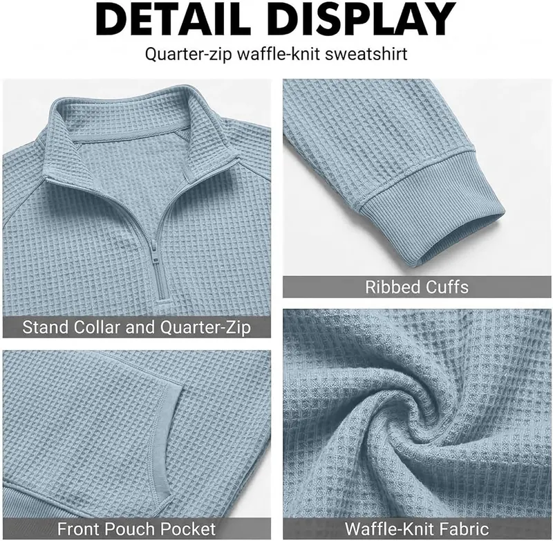 Quarter Zip Sweatshirts – product photo 6 of 6