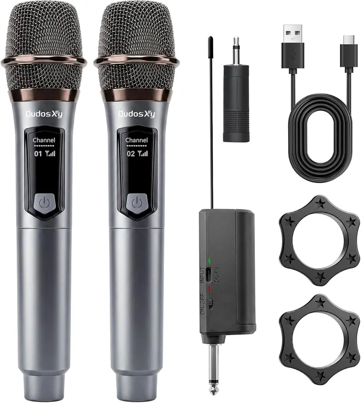 QudosXy Wireless Microphone in Gray