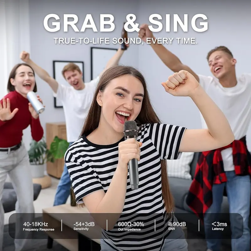 QudosXy Wireless Microphone – Stable two point four gigahertz wireless link