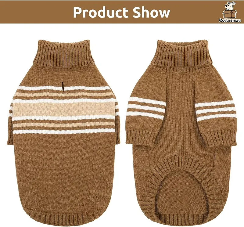 Queenmore Dog Striped Knitted Sweater 2XL – product photo 8 of 9