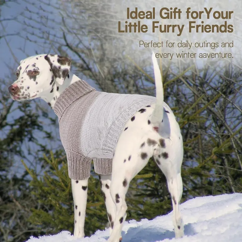 Queenmore Small Dog Sweater – Perfect Fit for Most Dog
