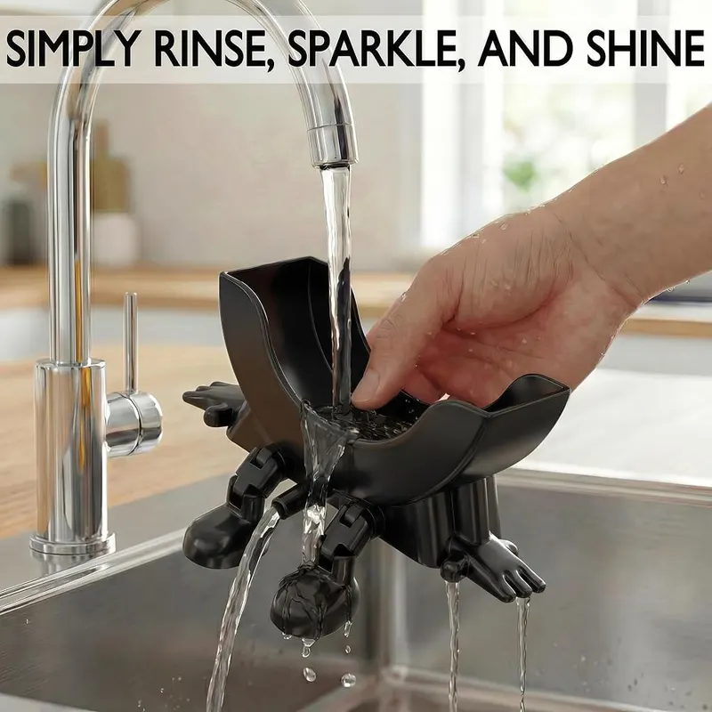 QWQ Funny Draining Sponge Holder 3D – Smart Drainage, Stays Dry & Hygienic