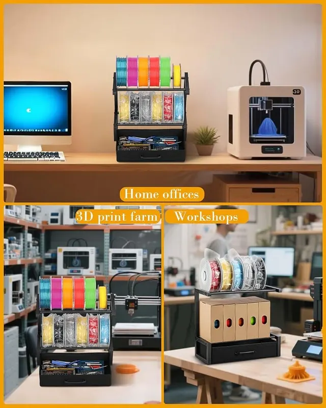 Rackgolfic 2-Tier Desktop Filament Storage Rack – product photo 7 of 7