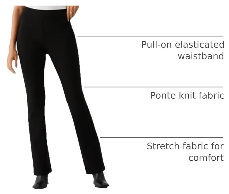 Rafaella Women’s Petite Bootcut Pull-On Pant – product photo 4 of 5