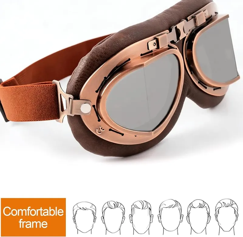 Rainnevicate Motorcycle Googles – Foldable & Easy to Storage