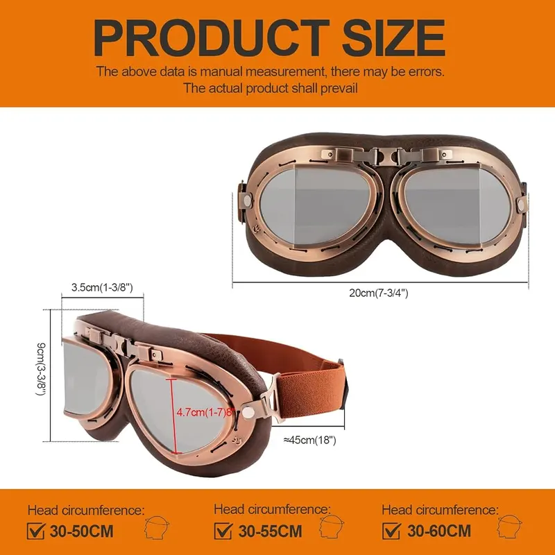 Rainnevicate Motorcycle Googles – Multiple Uses