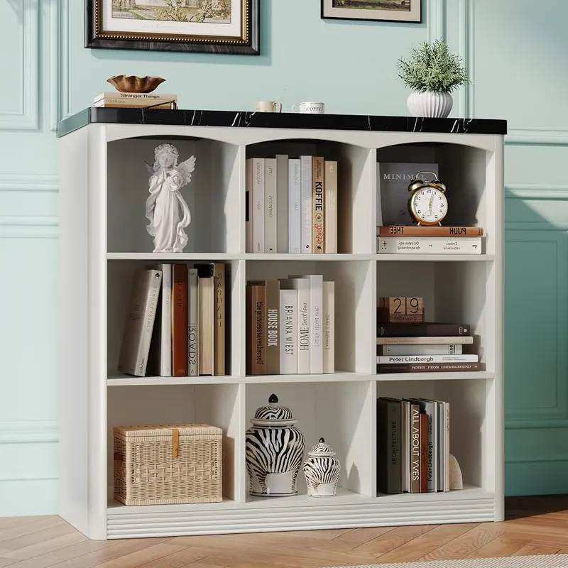 RECHHX White Book Shelf – Sturdy engineered wood construction