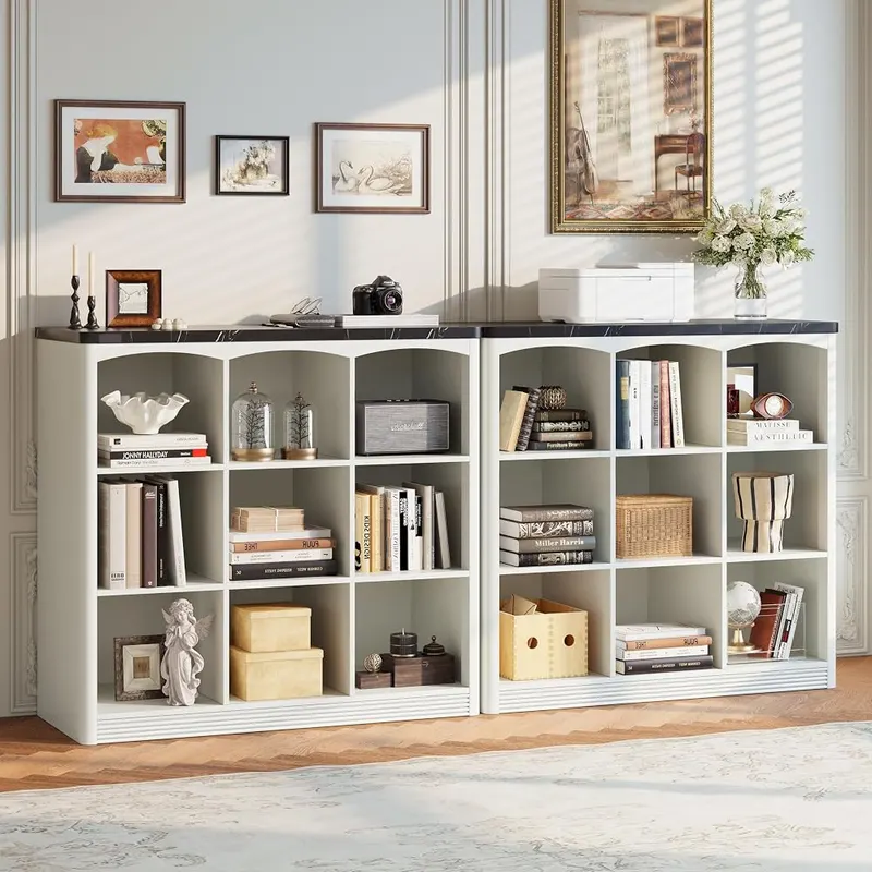 RECHHX White Book Shelf – Clean white color finish