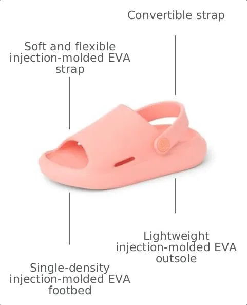 REEF Girls Sandals Coral – Footbed