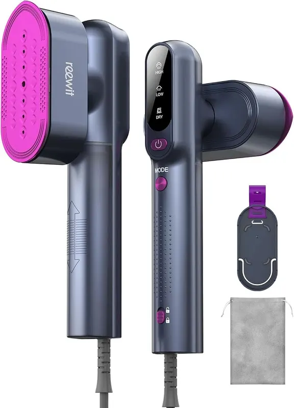 Reewit Travel Steamer in Gray Blue