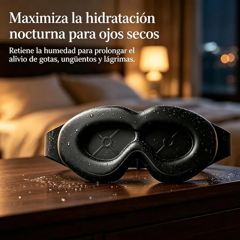 RFVDC Upgraded Hydrating Sleep Mask – Comfortable flexible edges for side sleepers