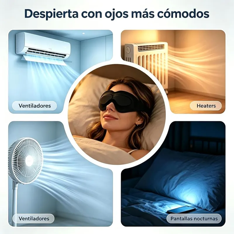 RFVDC Upgraded Hydrating Sleep Mask – Protective barrier against dry air