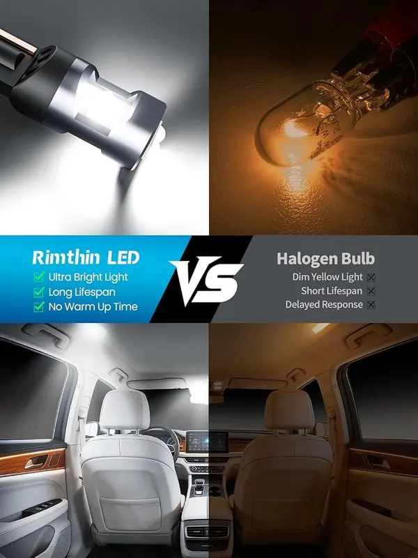 rimthin 194 168 LED Dome Courtesy Bulbs – Non-polarity & Plug-and-Play