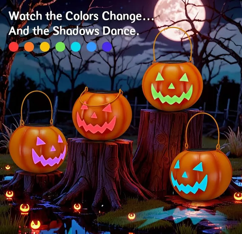 Risinimi Halloween Decorations Outdoor – Festive jack-o-lantern style holiday design