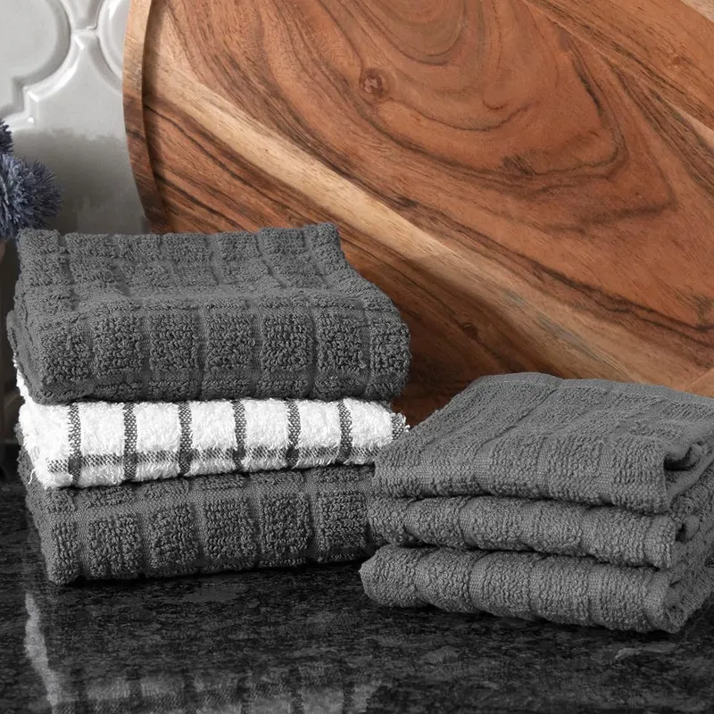 Ritz Classic Cotton Kitchen Towel & Dish – Machine Washable