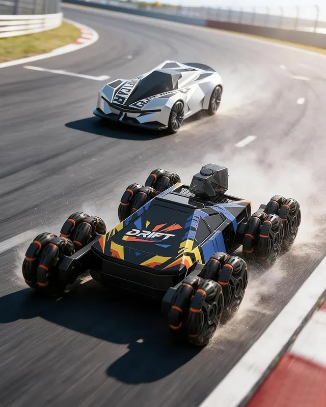 RJN 8 Wheels Gesture Sensing RC Stunt – Multi-Mode 8WD Stunt RC Car