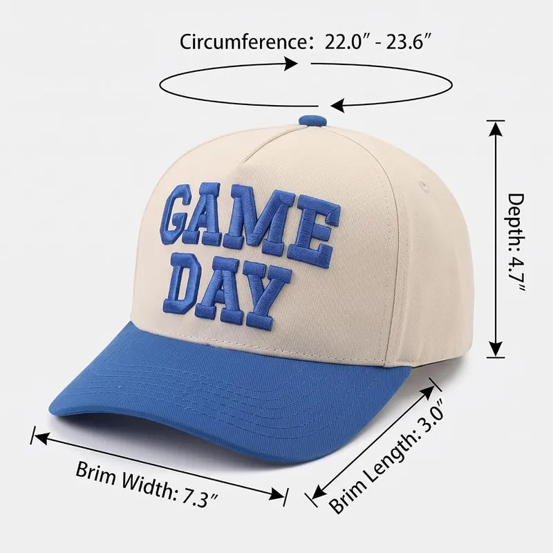 Rksezismrd Game Day Hat – Wide curved sun blocking brim