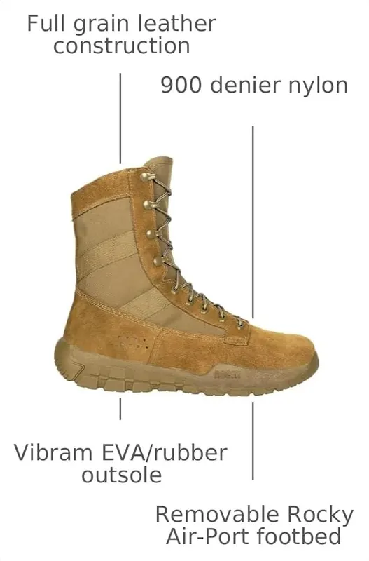 ROCKY C4R V2 Tactical Military Boot – GSA Compliant