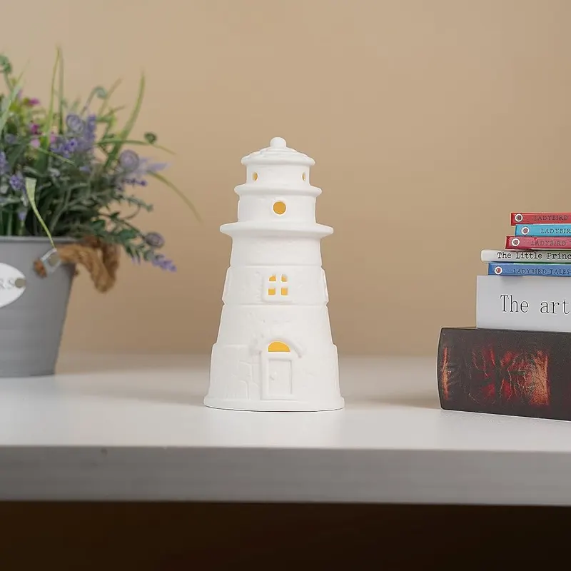 ROSYCOUD Lighthouse Book Shelf Decor Aesthetic Beach – product photo 8 of 9