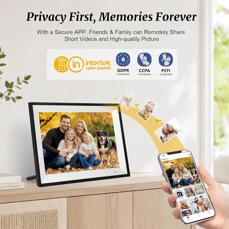 Roxmages 10.1 Inch Digital Picture Frame WiFi – product photo 6 of 8