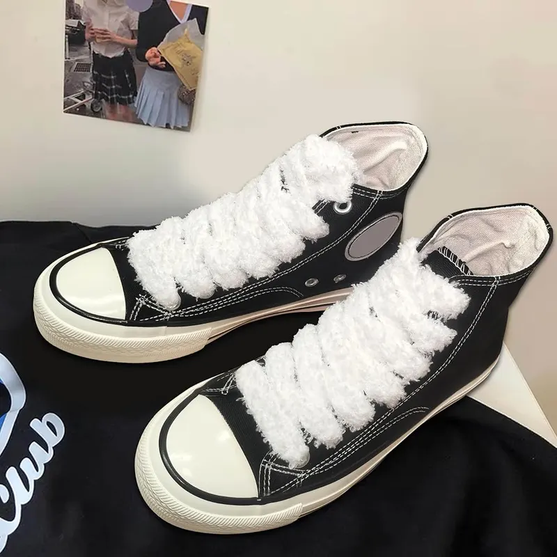 RSAJHTRY Flat Fuzzy Shoe Laces – product photo 3 of 7