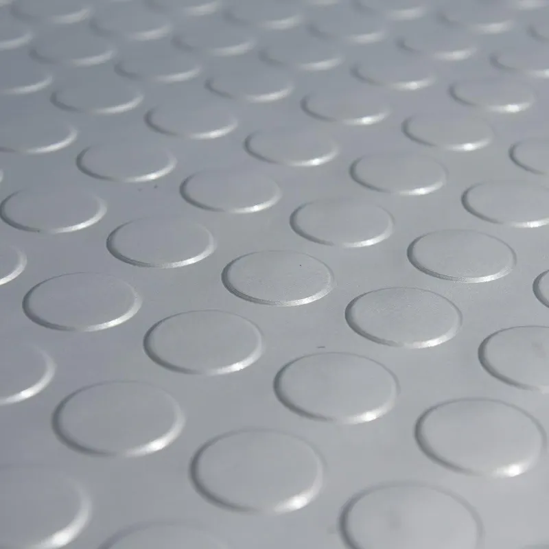 Rubber-Cal Coin Grip Metallic PVC Flooring 03-W265-S-07 – product photo 3 of 8