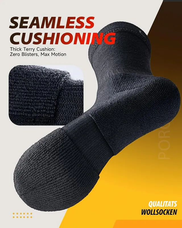 RUIXUE Merino Wool Hiking Socks – product photo 4 of 9