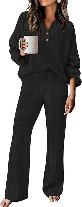 RUMIA Lounge Sets Black in Black