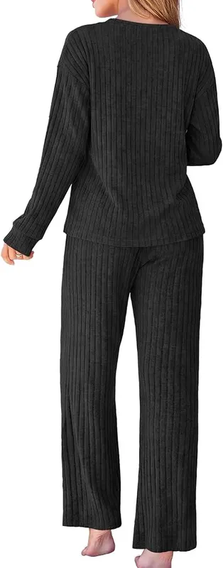 RUMIA Lounge Sets Black – Black color, size large
