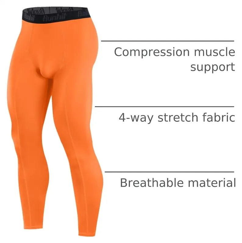 Runhit Men’s Compression Pants Running Tights Workout – product photo 4 of 7