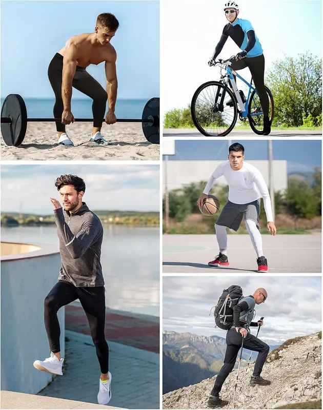 Runhit Men’s Compression Pants Running Tights Workout – product photo 6 of 7