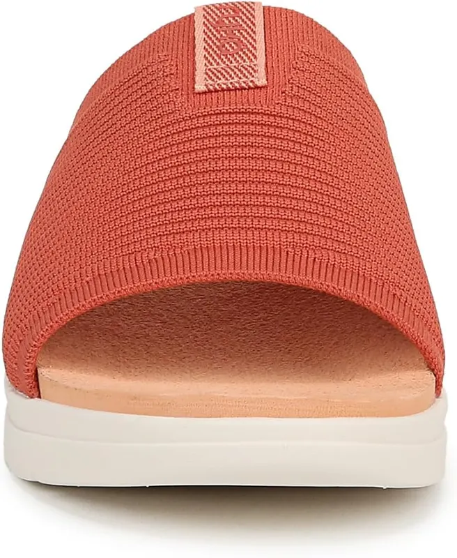 Ryka Womens Epic slide Sandals ORANGE PAPRIKA – Materials
