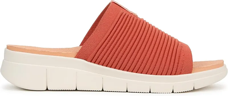 Ryka Womens Epic slide Sandals ORANGE PAPRIKA – product photo 7 of 9