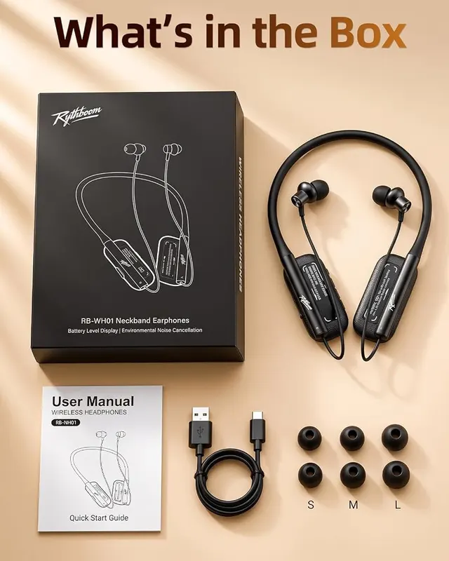 Rythboom Neckband Bluetooth Headphones – product photo 8 of 8