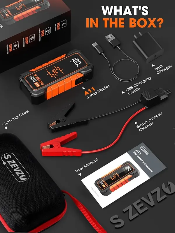 S ZEVZO A11 Jump Starter – product photo 7 of 8