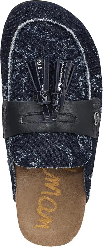 Sam Edelman Women’s Astrid Mule Hudson Navy – Closure